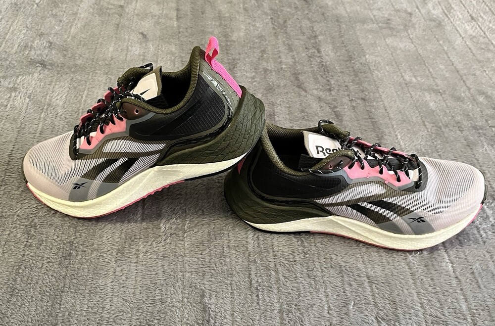 Reebok Women's Floatride Energy 3 Running Hiking Shoes Green/Pink 6.5